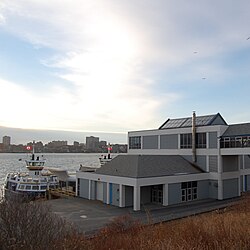 Woodside ferry terminal on Halifax Harbour