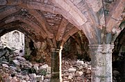 The undercroft of Bradenstoke Abbey