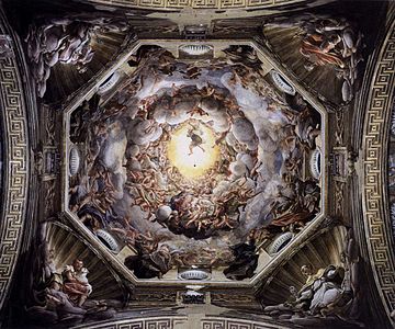 Affreschi del Correggio nella cupola del duomo di Parma (1526-1530)