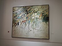 Abstract painting at the National Museum (1964)