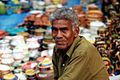 A handicraft seller in Hyderabad, Telangana