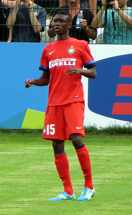 Ibrahima Mbaye als speler van Inter (2012).