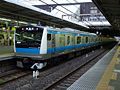 Japanese JR East Type E233-1000 EMU test run Omiya, Japan.