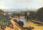 Ponte d’Augusto in Narni, Gemälde von Jean-Baptiste-Camille Corot aus dem Jahr 1826 (Musée du Louvre)