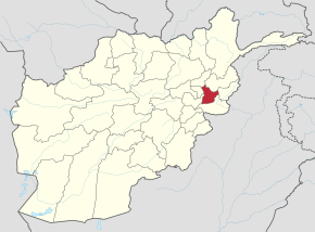 Poziția localității provincia Laghman