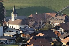 Linden (BE) – Kirche von Südosten