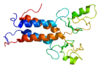 Rendering of a protein