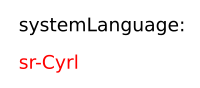 Serbisch (kyrillische Schrift) (lang=sr-cyrl)