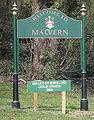 Image 71Welcome to Malvern, on an approach road to the town centre. (from Malvern, Worcestershire)