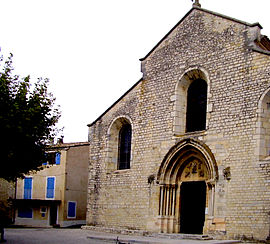 The church of Saint-Marcel-lès-Sauzet