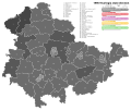 1990 Thuringian state election - Black is CDU