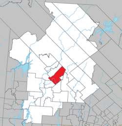 Location within Antoine-Labelle RCM