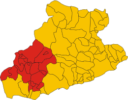 Comunità montana Intemelia – Mappa