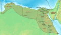 Byzantine Diocese of Egypt (ca. 381-539) in 400 AD.
