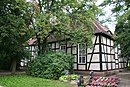 Dorfkirche mit Friedhof, Einfriedung und Grabsteinen für Ch. F. H. Lubow und Ch. F. Raasch