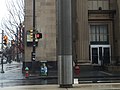 Fairmount station entrance in front of 700 North Broad Street