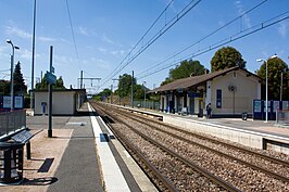 Overzicht van het station, zicht richting Montargis.