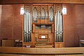 Prospekt der Gebr. Hillebrand-Orgel der kath. Kirche Maria Frieden zu Heuchelheim