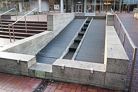 Joyce Furman memorial fountain