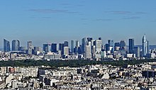 La Défense, seen from the Eiffel Tower