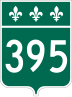 Route 395 marker