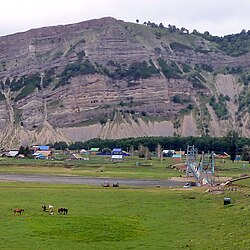 Rock Uklykaya in the locality