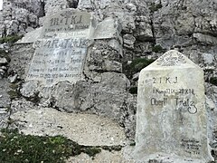 Gedenktafel der Kaiserjäger an der sogenannten Nase