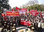 All Trade Unions' Rally in Udaipur, Rajasthan