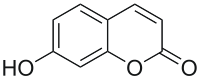 Strukturformel von Umbelliferon