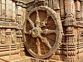 Detail am Sonnentempel von Kornak in Odisha