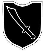 Wappen der 13. Waffen-Gebirgs-Division der SS „Handschar“