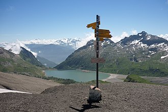 Col de Susanfe mit Lac de Salanfe