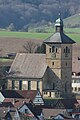 Neubau der Sakristei an der Ulrichskirche, Eberstadt 1953