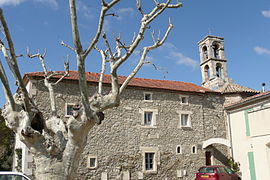 The church in Verquières