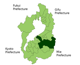 Higashiōmi – Mappa