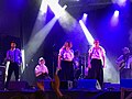 Performance of Kenji Minogue, the 'M I Amish' show at Sint-Baafs Stage at Gentse Feesten 2018