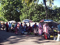 A market place in Moroni.