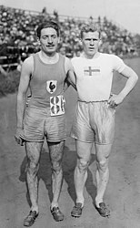 Bronzemedaillengewinner Nils Engdal (rechts)