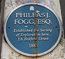 Founded by Phileas J. Fogg, Esq., The Society is located only a stone’s throw away from Charing Cross station in London – the starting point of his famous voyage around the world!