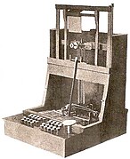 John Pratt'ın Pterotypeadını verdiği 1865 tarihli makinesi.