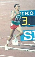 Olympiasieger Saïd Aouita (hier bei den Weltmeisterschaften 1987)