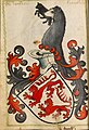 Wappen des Geschlechts Wolfstein aus dem Scheiblerschen Wappenbuch