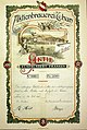 Sammelgebiet Brauereien: Aktie der Aktienbrauerei Thun vom 29. Juli 1897