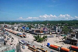 A view of Bardibas Bazar