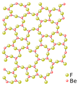 cube of 8 yellow atoms with white ones at the holes of the yellow structure