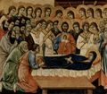 Duccio di Buoninsegna: Dormitio/Marientod, 1308/11