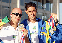 Fernando Scherer (l.) und Gustavo Borges (r.) im Jahre 2003