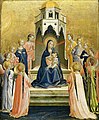 Angelico: Madonna mit zwölf Engeln, um 1425