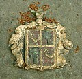 Wappen von Heinrich Maximilian von Klotz auf dessen Grabstein