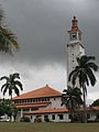 Der Turm der Universität von Ghana in Legon, April 2010